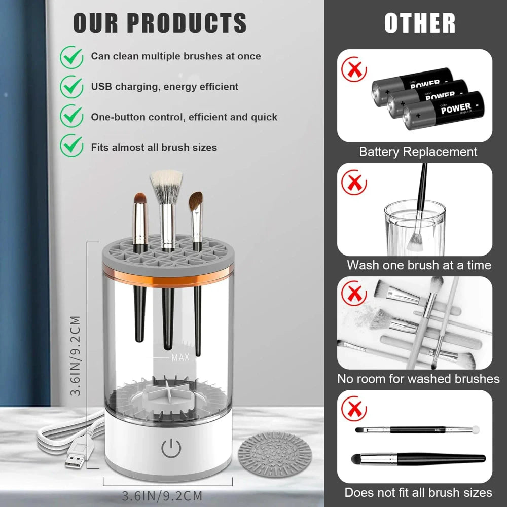 USB Electric Makeup Brush Cleaner